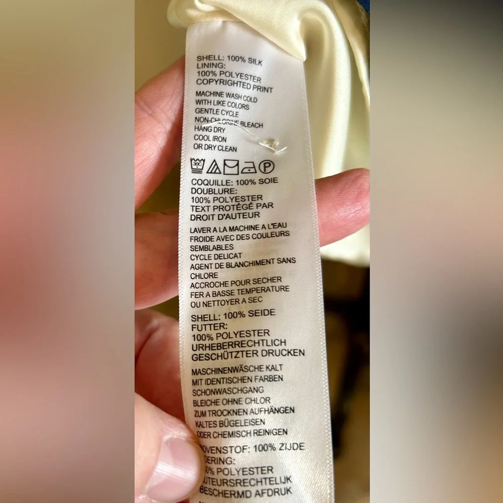 Tommy Bahama Dress Women’s Size S. Ivory with tropical print. - Picture 8 of 13